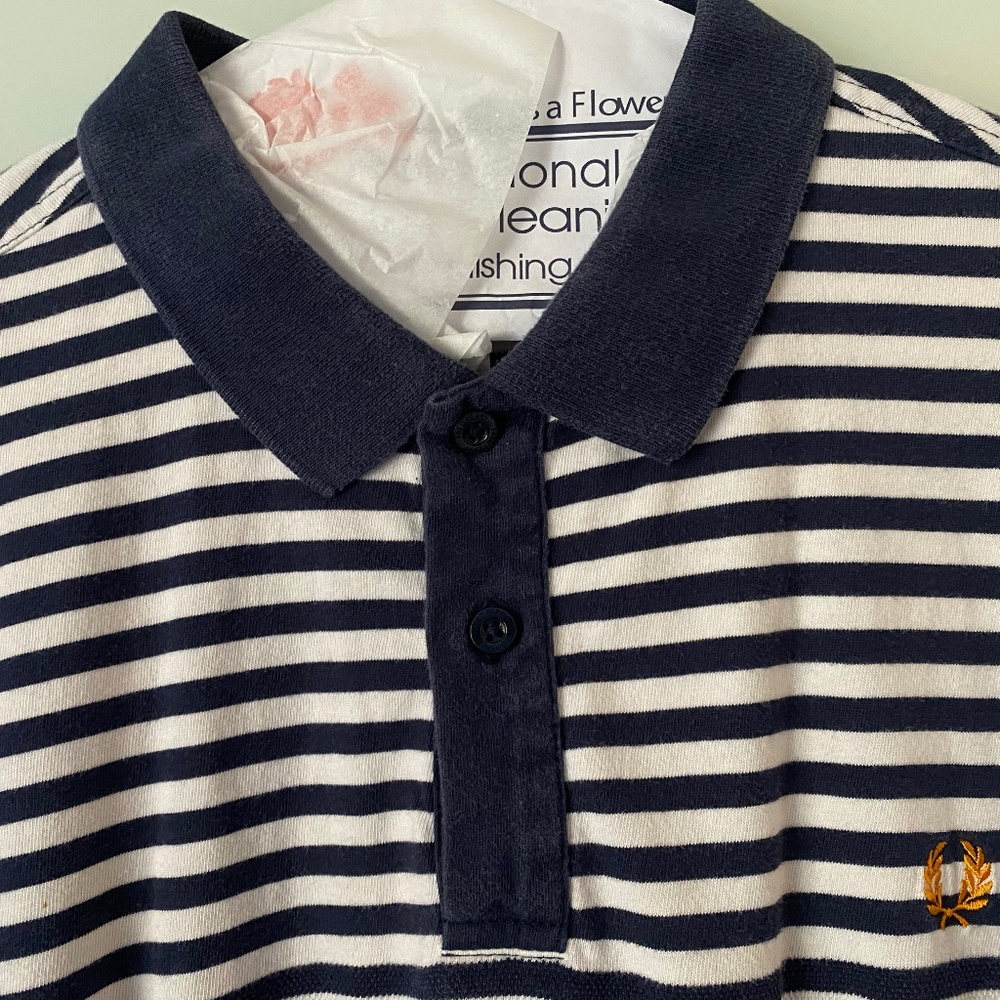 Fred Perry Stripe Slim Fit Polo